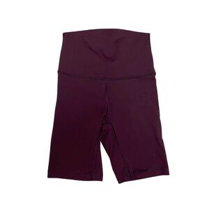lululemon athletica High-Waist Bike Shorts in Deep Plum